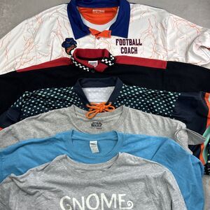 Boombah Men's Polo Shirt 3XL Lot Football Coach Star Wars Gnome Checkered